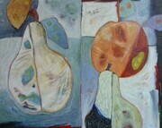 Two Pears and an Apple - SOLD